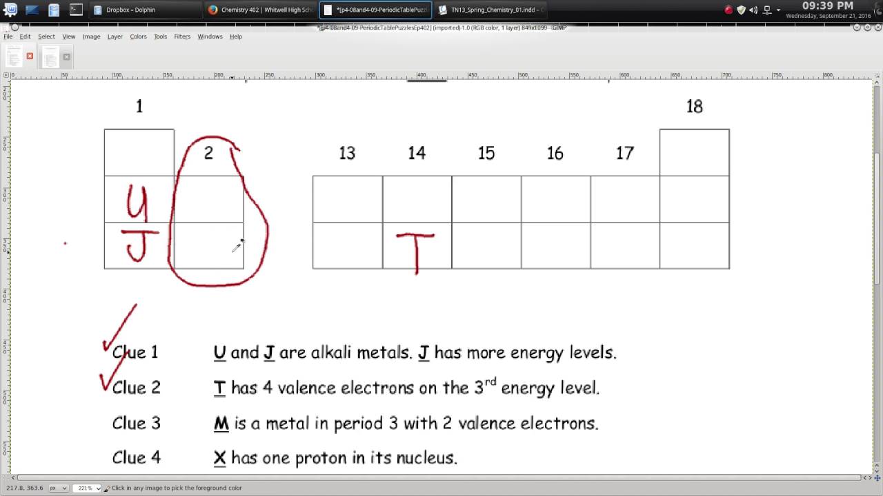 Periodic Table Worksheet Puzzle  1 â Episode 402 â Page 4